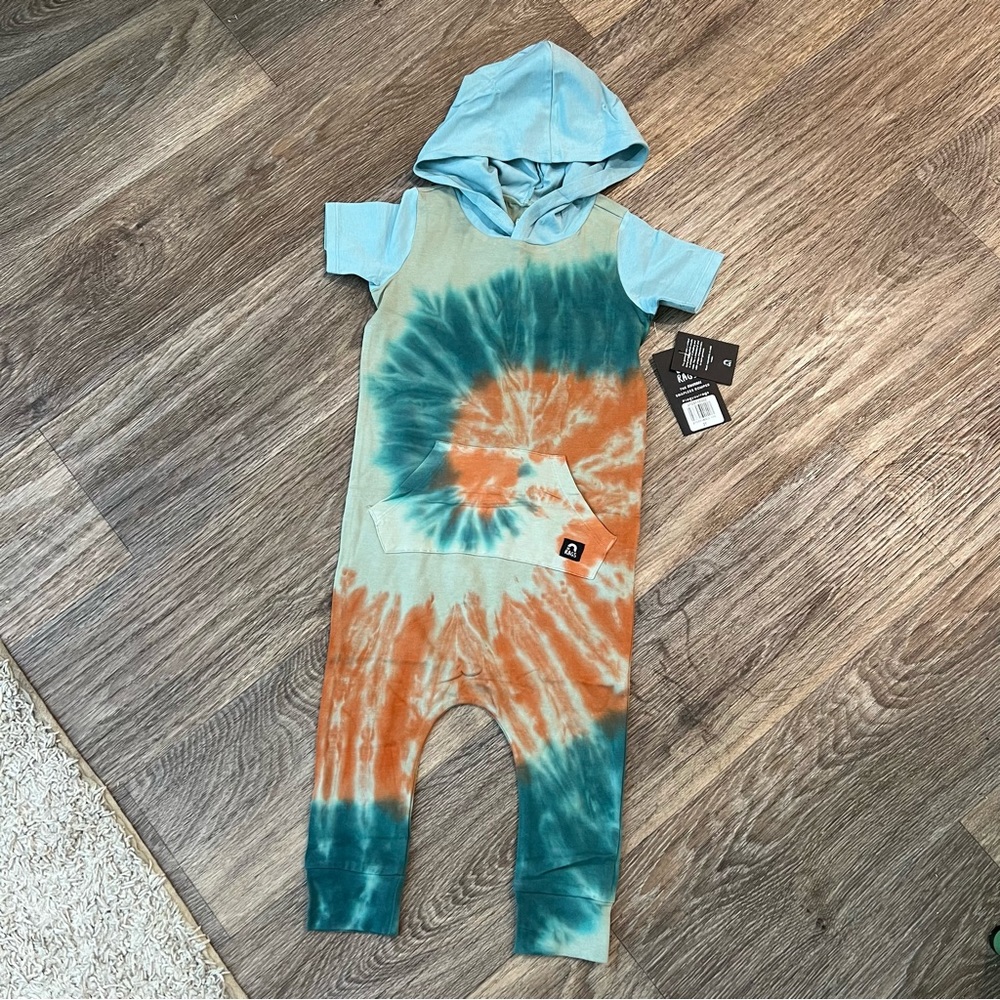 Rags Hooded Romper 2T- NWT